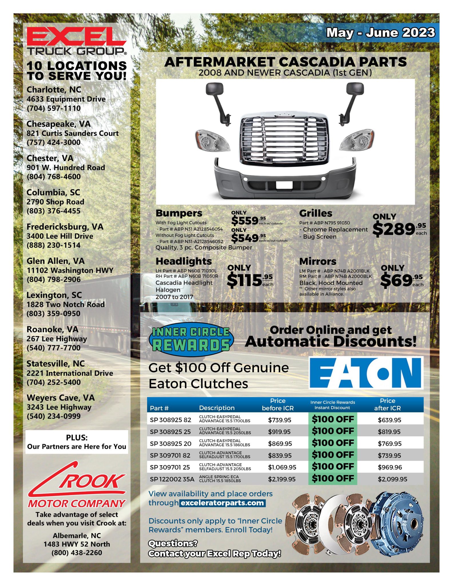 Parts Specials Excel Truck Group