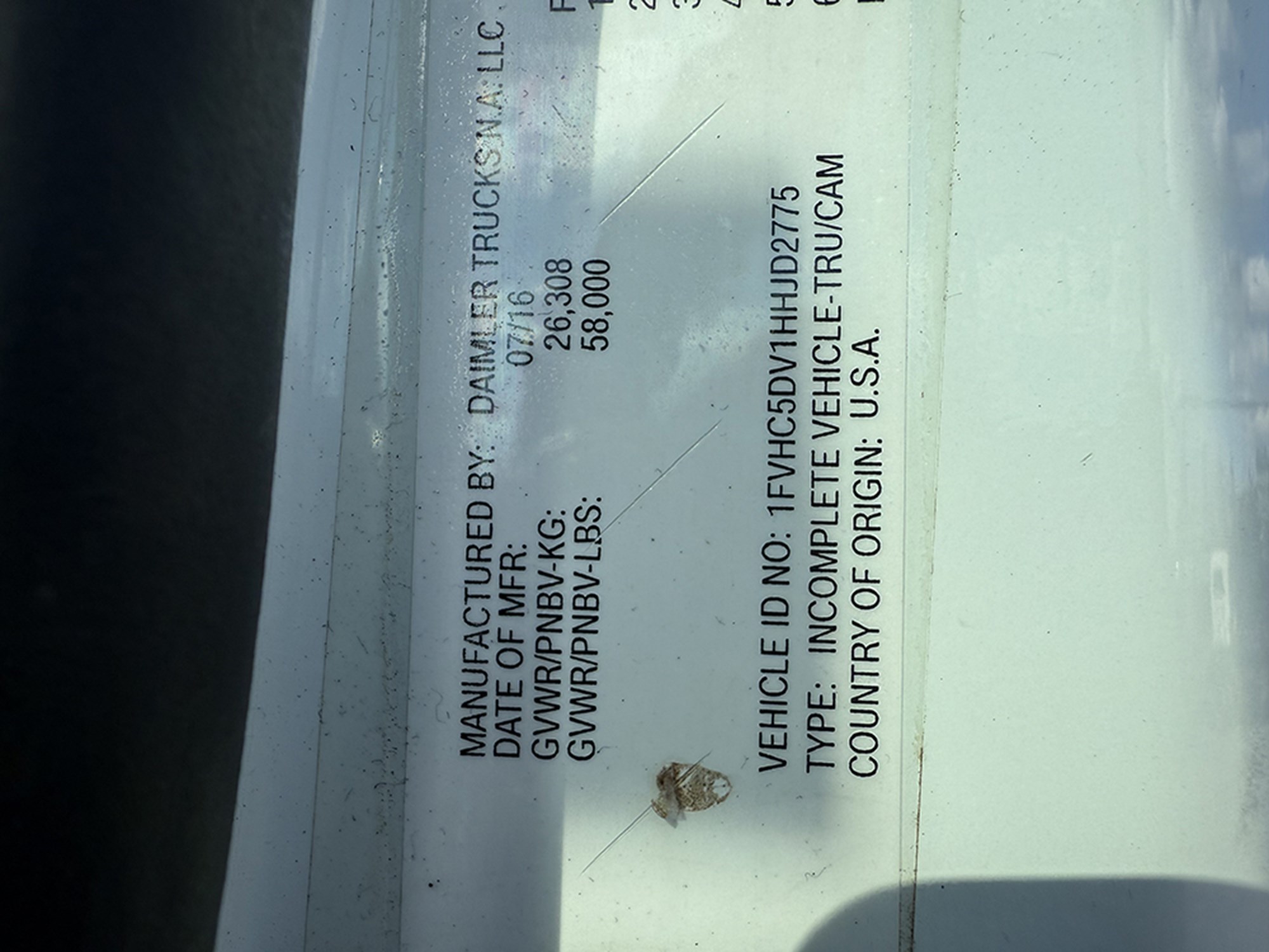 2017 Freightliner M2 1764184678589 2017 Freightliner M2 1764184678589