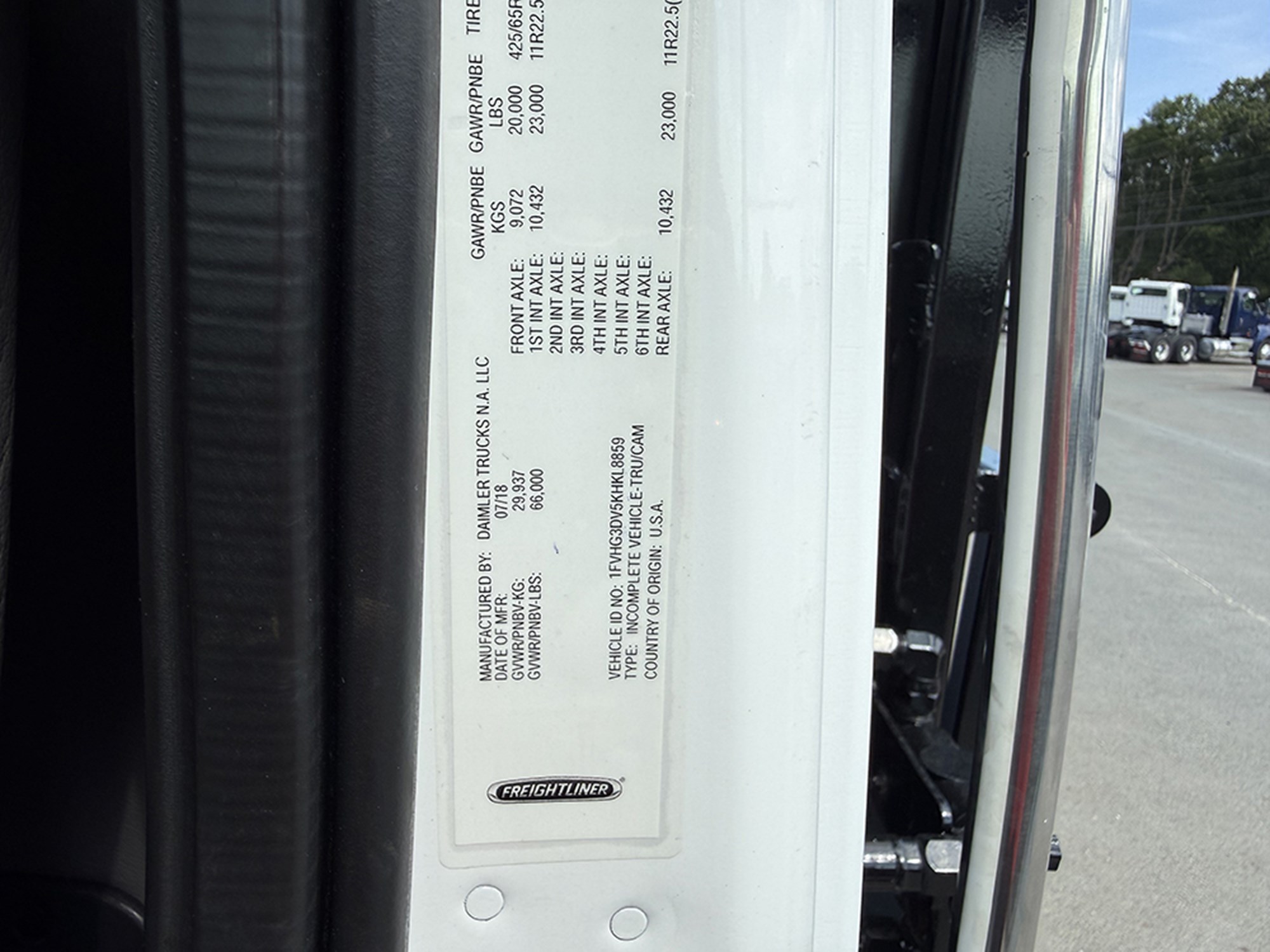 2019 Freightliner 114SD 1789495541075 2019 Freightliner 114SD 1789495541075