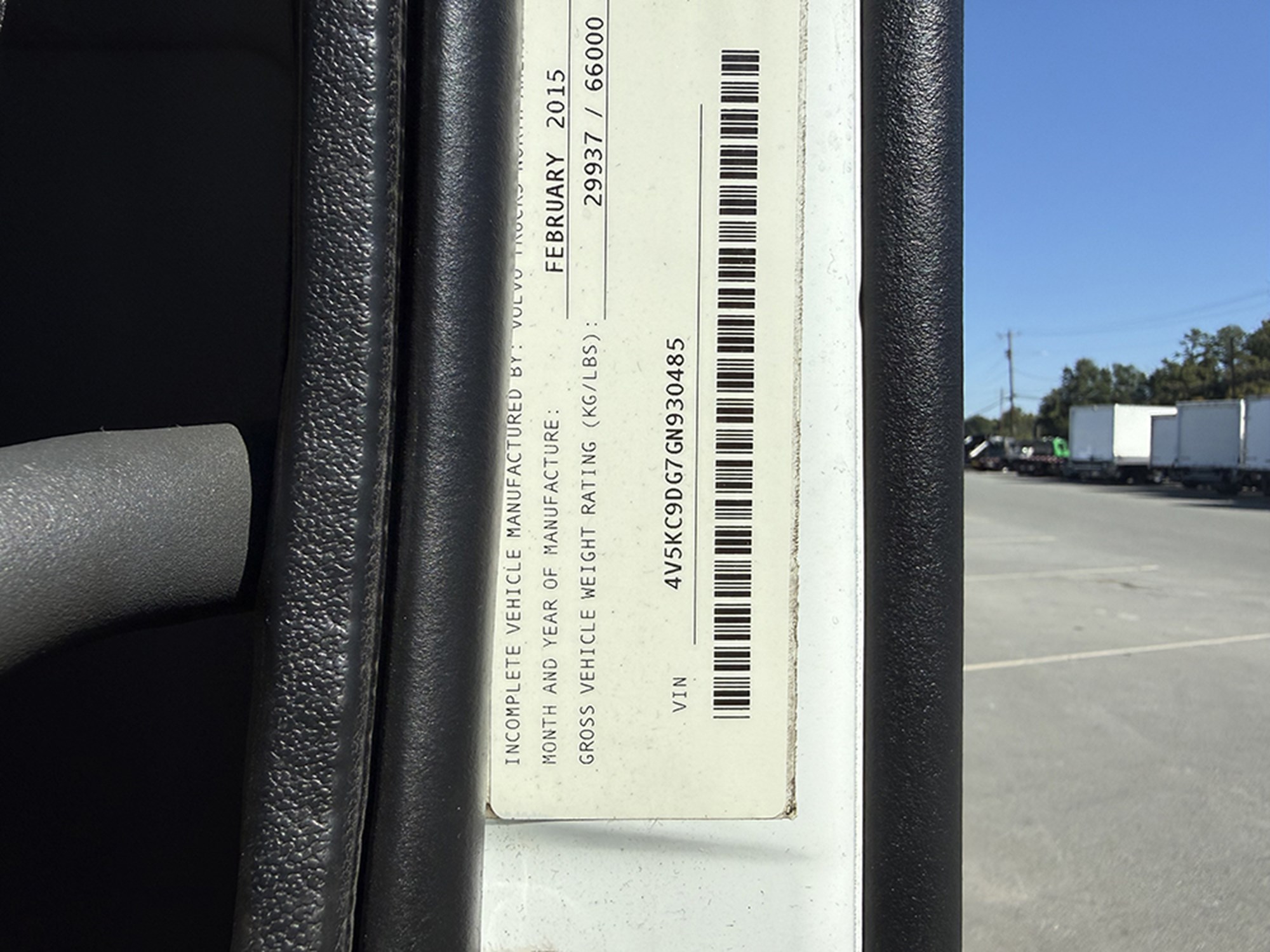 2016 Volvo VHD 1791303113768 2016 Volvo VHD 1791303113768